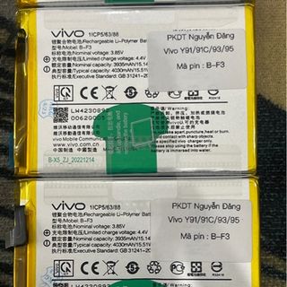 Pin Vivo B-F3, Vivo Y91, Y91c, Y93, Y93s, Y95, U1, V11 zin giá sỉ