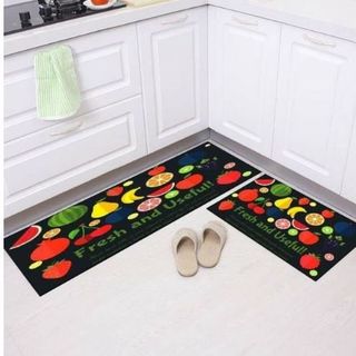SET 2 THẢM LAU CHÂN NHÀ BẾP 3D