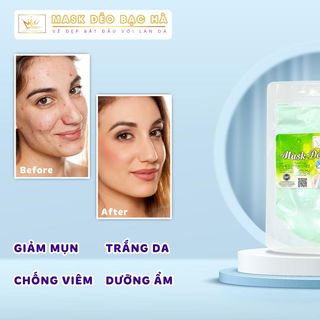 MASK DẺO BẠC HÀ 100GRsản phẩm chuyên dụng trong các Spa cao cấp nè các chị đẹp ơi, ĐẮP TỚI ĐÂU MÁT LẠNH TỚI ĐÓ