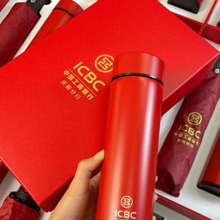 Bộ Quà Tặng 3Trong1 Bình Giữ Nhiệt, Ô In LoGo Theo Yêu Cầu ( Hàng Tận Xưởng )