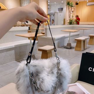Túi xách quảng châu Cắp Nách Lông - 09B3112 (Chuyên sỉ túi xách sll, balo, ví, thắt lưng, túi Laptop)
