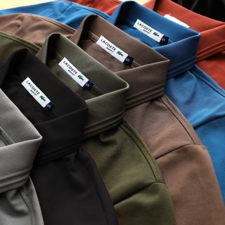 Quần áo nam, áo polo nam chất vải cá sấu gai 4c size từ 55kg - 85kg