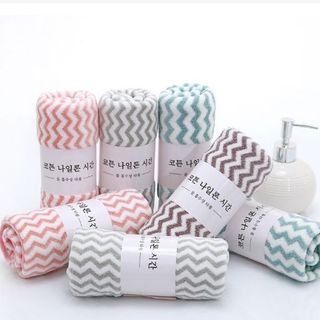 Combo 10 Khăn mặt kẻ sọc hàn quốc 30x50cm, siêu mềm mịn , thấm nước - khăn mặt kẻ sọc giá sỉ
