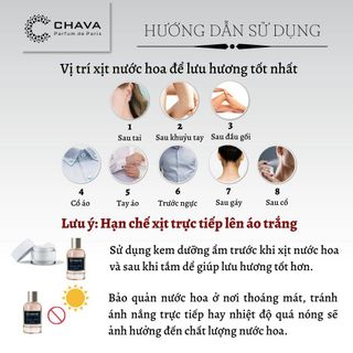 NƯỚC HOA NỮ CHAVA SARA DẠNG LĂN 12ML