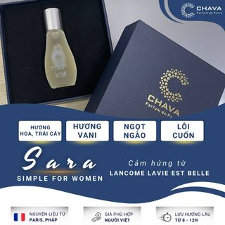 NƯỚC HOA NỮ CHAVA SARA DẠNG LĂN 12ML