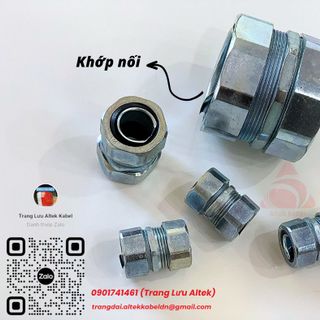 Đầu nối răng ngoài ống ruột gà lõi thép phi 20 giá sỉ