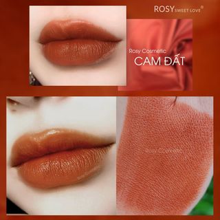 [COMBO QUÀ TẶNG 39] 1 SON KEM LÌ LUXURY + 1 SON SÁP LÌ SWEET LOVE - ROSY