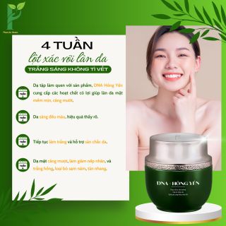 [TẶNG KÈM 1 KEM CHỐNG NẮNG SINH HỌC NINE'S BEAUTY] KEM DƯỠNG DA DNA HỒNG YẾN - PHỤC HỒI, CẤP ẨM, TRẮNG HỒNG & MỊN MÀNG - PHAN AN GREEN