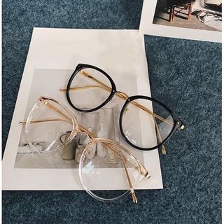 Kính giả cận nam nữ hottrend gọng tròn phong cách Ulzzang mắt kính không độ chống tia UV đẹp 019