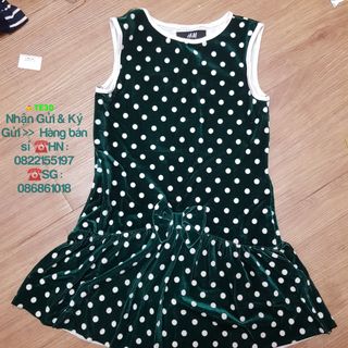 SỈ VKIDS Váy nhung chấm bi bé gái , hiệu TE , size 1t-5t ,ri 5, TE30_13390908_sg1 giá sỉ