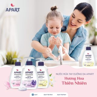 [ CÓ HÀNG TẶNG KÈM ] NƯỚC RỬA TAY DƯỠNG ẨM DA APART NHIỀU MÙI HƯƠNG - 500ML