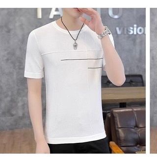 ÁO ĐEN VÀ TRẮNG CHẠY NHÍP CỔ TRÒN SIÊU ĐẸP