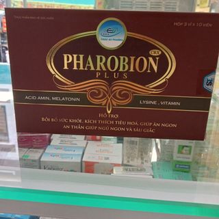 Pharobion Plus - Giúp ăn ngon an thần, giúp ngủ ngon và sâu giấc
