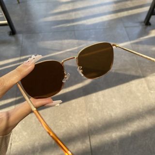 Kính mát nữ cao cấp mắt tròn phong cách Hàn Quốc chống tia UV rẻ đẹp thời trang 205