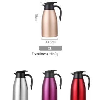 BÌNH NƯỚC GIỮ NHIỆT GIA ĐÌNH INOX 2L