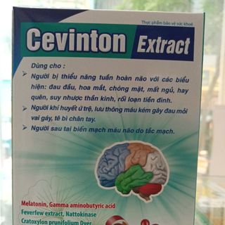 Thực phẩm hỗ trợ tăng cường tuần hoàn máu não Cevinton Extract