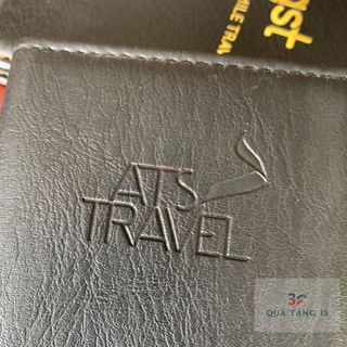 Ví Passport da in logo