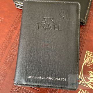 Ví Passport da in logo
