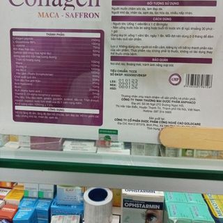 Viên uống đẹp da Collagen Maca-Saffron