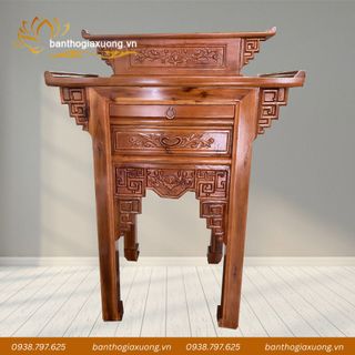 15 + mẫu bàn thờ 2 tầng gỗ tràm đẹp đem lại vượng khí