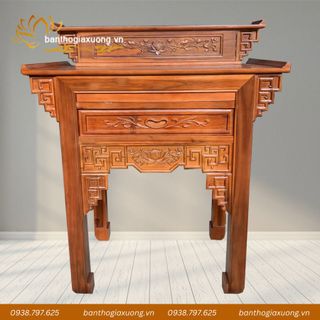 15 + mẫu bàn thờ 2 tầng gỗ tràm đẹp đem lại vượng khí