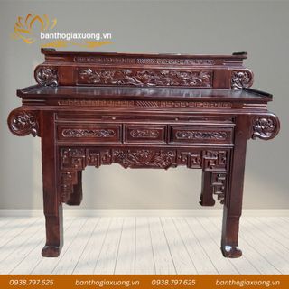 15 + mẫu bàn thờ 2 tầng gỗ tràm đẹp đem lại vượng khí