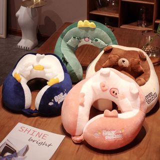 Gối Tựa Cổ Chữ U Hoạt Hình 2D Siêu CuTe ( Hàng ,Giá Tận Xưởng )