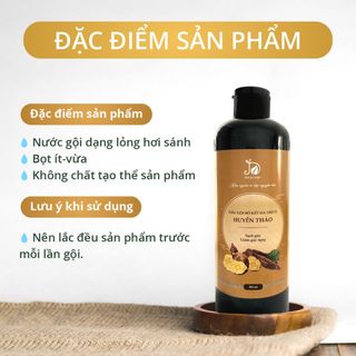 Dầu gội Bồ Kết & Hà Thủ Ô thảo dược Huyền Thảo 500ml
