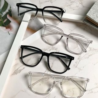 Gọng kính cận thời trang nữ hai chấm ngang gọng nhỏ cá tính phong cách Ulzzang Hàn Quốc nhiều màu học sinh sinh viên 072