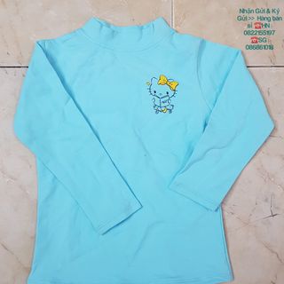 💖SỈ VKIDS💖 Áo thu đông bé gái, dài tay chất da cá, màu xanh, cổ cao 3 phân size 1t-5t, S2A15201008_17341008_sg1 giá sỉ