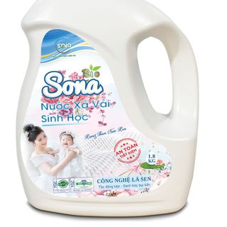 Nước Xả Vải Sinh học Sona 1800ml Siêu Đậm Đặc - Siêu Tiết Kiệm