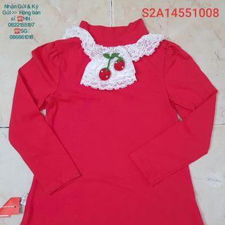 💖SỈ VKIDS💖 Áo thu đông bé gái, dài tay chất thun lạnh,cổ cao 3 phân có ren ở cổ, size 3t-5t, S2A14551008_17251008_sg1 giá sỉ