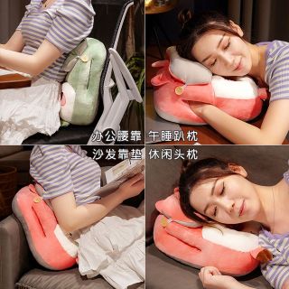 Gối Ngủ Ngồi Đa Năng Nằm Sấp mix Gối Đệm Hoạt Hình Siêu Tiện Lợi ( Hàng, Giá Tận Xưởng )