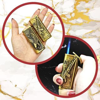 BẬT LỬA KHÈ KIM LOẠI HÌNH NỔI - (XÀI GAS)