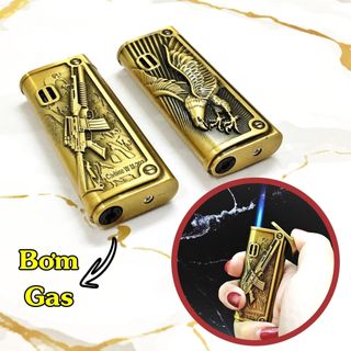 BẬT LỬA KHÈ KIM LOẠI HÌNH NỔI - (XÀI GAS)