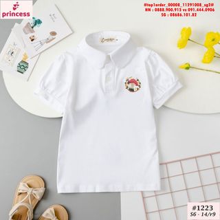 ☘️SỈ VKIDS☘️ Áo cộc tay, bé gái, cổ trụ, lá sen, cotton 4c, size 6-12 tuổi, từ 20-50kg, top1order_00008_11291008_sg2 giá sỉ