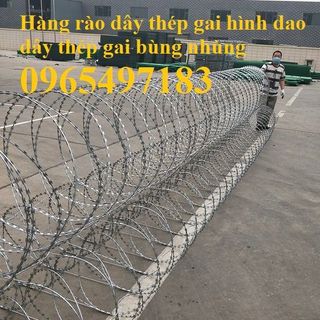 Dây Thép Gai Hình Dao, Dây Gai Tôn Đường Kính 80Cm