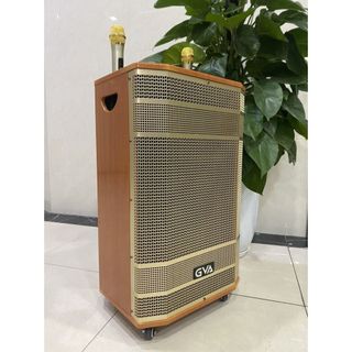 Loa kéo  di động Karaoke GVA K888 K888 Bass 40,15 inch, 2 míc, vỏ gỗ đẹp hiện đại, âm thanh tốt. Ba đường tiếng