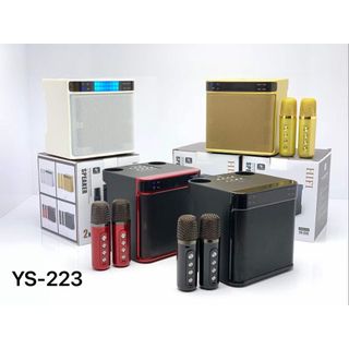 Loa bluetooth karaoke YS-223 - Tặng kèm 2 micro không dây giá sỉ
