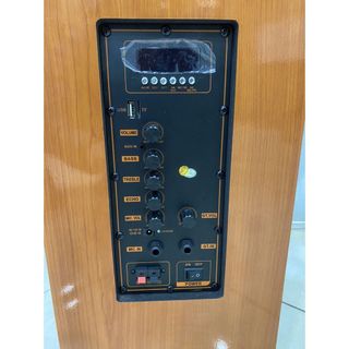 Loa kéo di động GVA K333, K-333 Bass 30,12 inch, 2 míc, vỏ gỗ đẹp hiện đại, âm thanh tốt. Loa karaoke