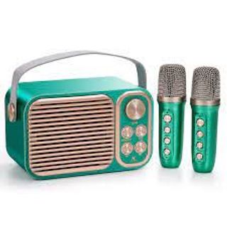 Loa Karaoke Mini YS106 Kèm 2 Micro Không Dây