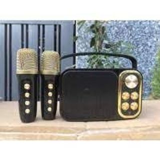 Loa Karaoke Mini YS106 Kèm 2 Micro Không Dây