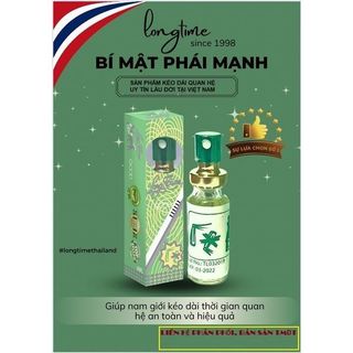 Chai xịt kéo dài quan hệ LONGTIME 5ml, chống xuất tinh sớm 100% chính hãng, tặng kèm bao cao su cao cấp