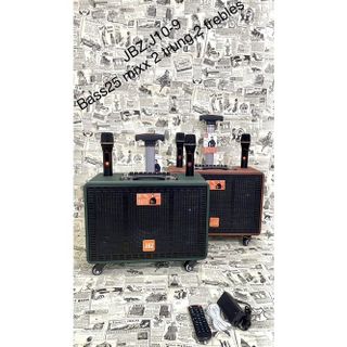 Loa Kéo Di Động Karaoke JBZ J10-9 (Bass 25cm, 2 Micro)