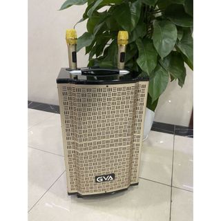 Loa karaoke GVA K339,K-339 Bass 30, 12 inch, 2 míc không dây kiểu dáng hiện đại, âm thanh tốt