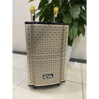 Loa karaoke GVA K339,K-339 Bass 30, 12 inch, 2 míc không dây kiểu dáng hiện đại, âm thanh tốt