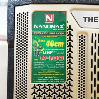 Loa Kéo Nanomax K-180 Bass 40cm 820w Karaoke.