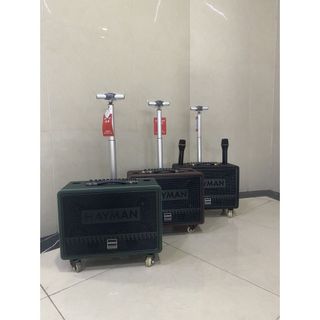 Loa kéo di động Karaoke Hayman X8-6 ( 2 Micro)