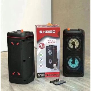 Loa Kéo Di Động KIMISO QS-2408 (Bass đôi 4"x2, 1 Micro có dây).- Bán chạy 2024