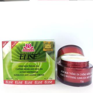 Kem mụn trắng da chống nắng , chống lão hóa Elise  15g